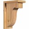 Ekena Millwork Del Monte Smooth Corbel w/Backplate, Western Red Cedar, 5 1/2"W x 10"D x 14"H COR06X10X14DEL01SWR - alternate 1